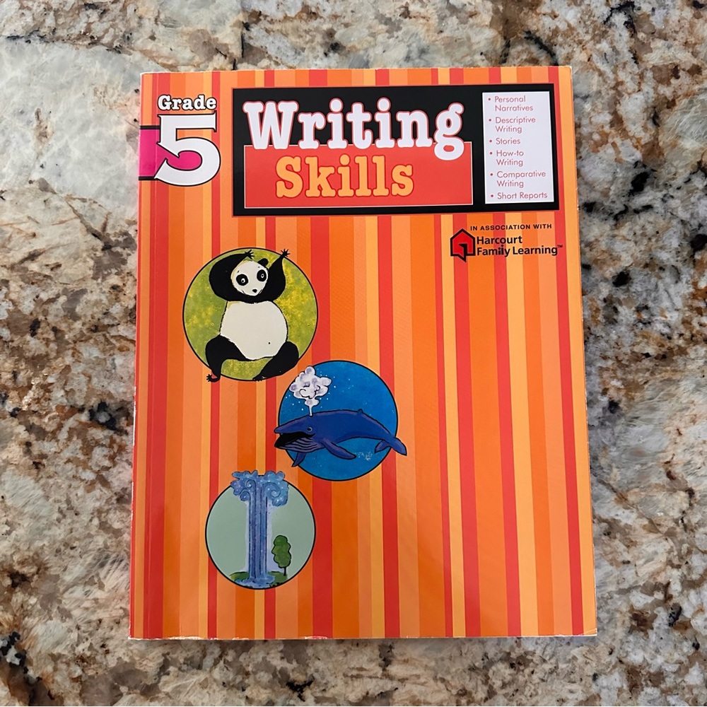NEW Writing Skills Flash Kids Workbook, Grade 5